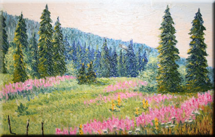 haut-Jura (huile sur toile)