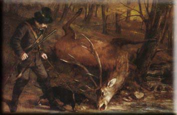le Chasseur Allemand par Courbet