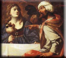 Rosemonde forc�e de boire dans le cr�ne de son p�re par Vecchia
